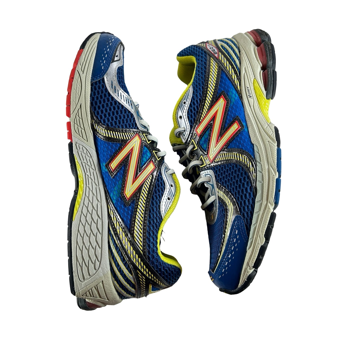 ML860DA2 New Balance 860v2 Aimé Leon Dore Blue Yellow [USED] - 10 M (Used) (No Box)