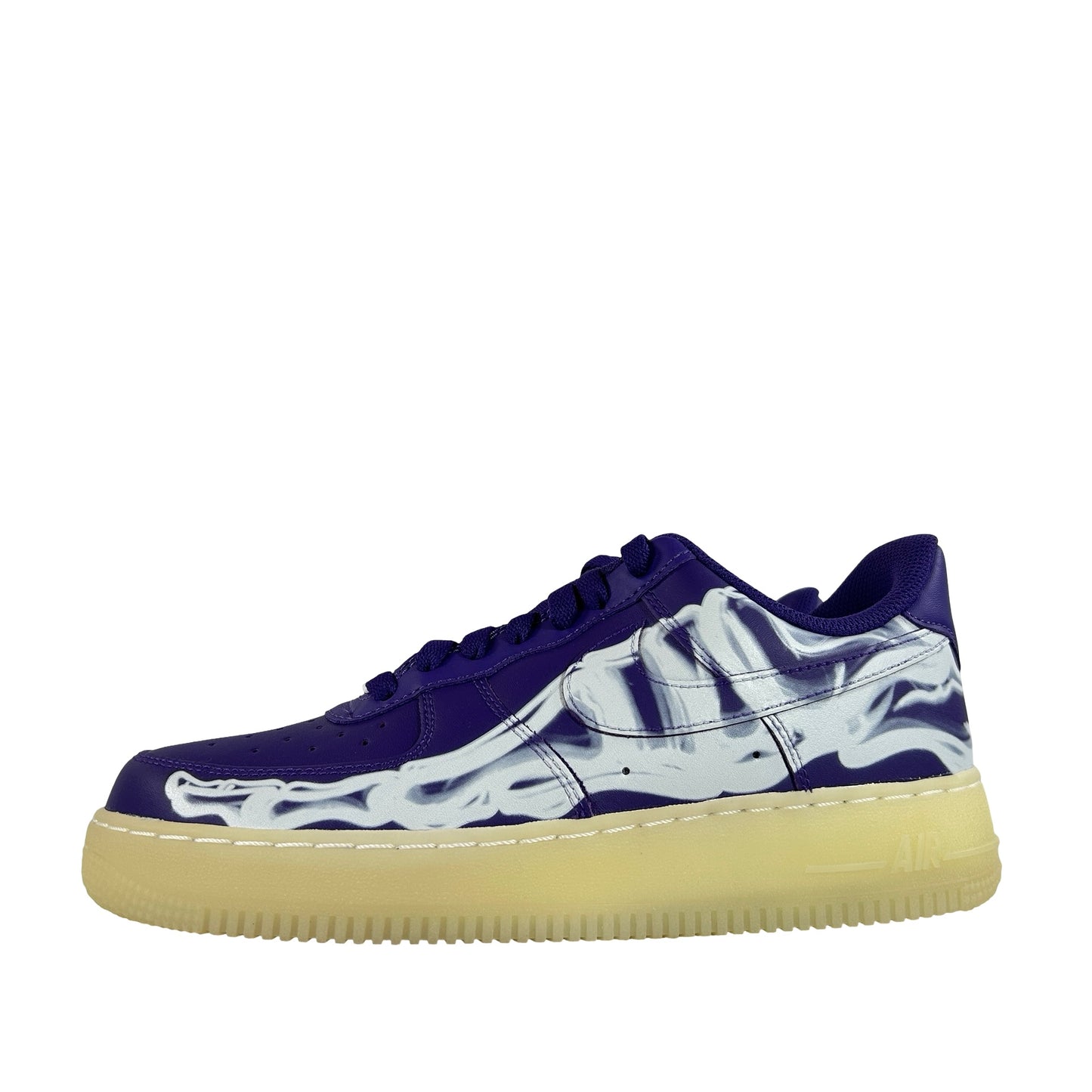 CU8067 500 Nike Air Force 1 Low '07 QS Esqueleto Púrpura Halloween (2021)
