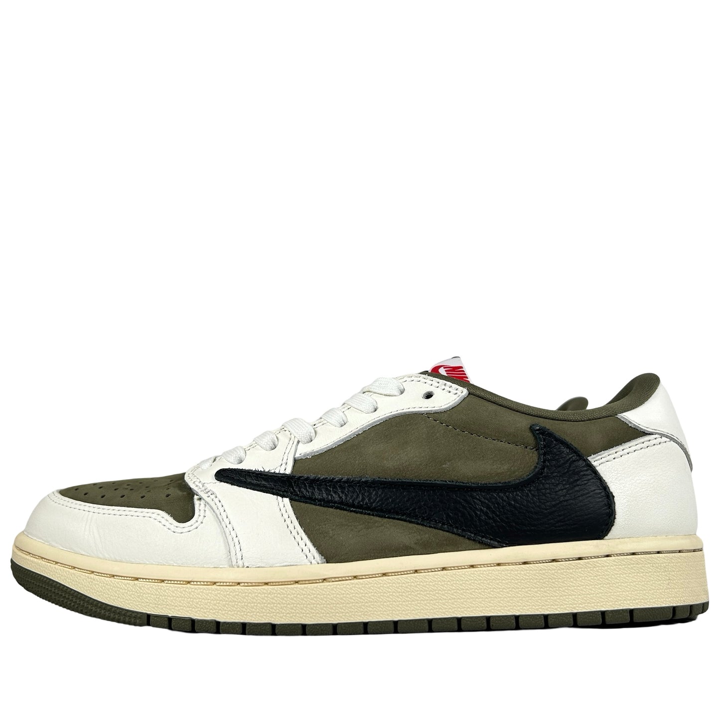 DM7866 200 Jordan 1 Retro Low OG SP Travis Scott Medium Olive [USED] - 9.5 M (Used)