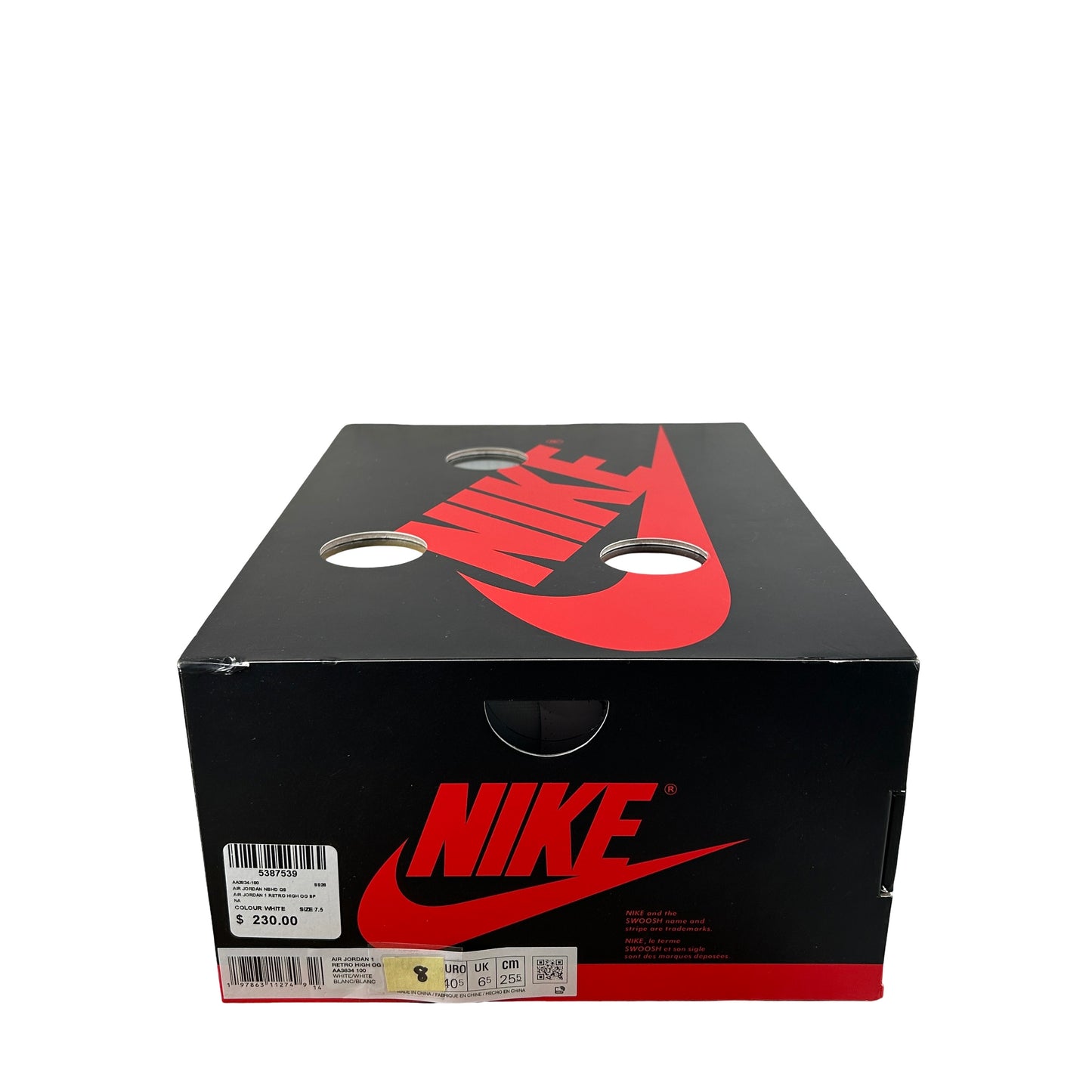 AA3834 100 Air Jordan 1 Retro High Virgil Abloh Archive Alaska [REPLACE BOX]