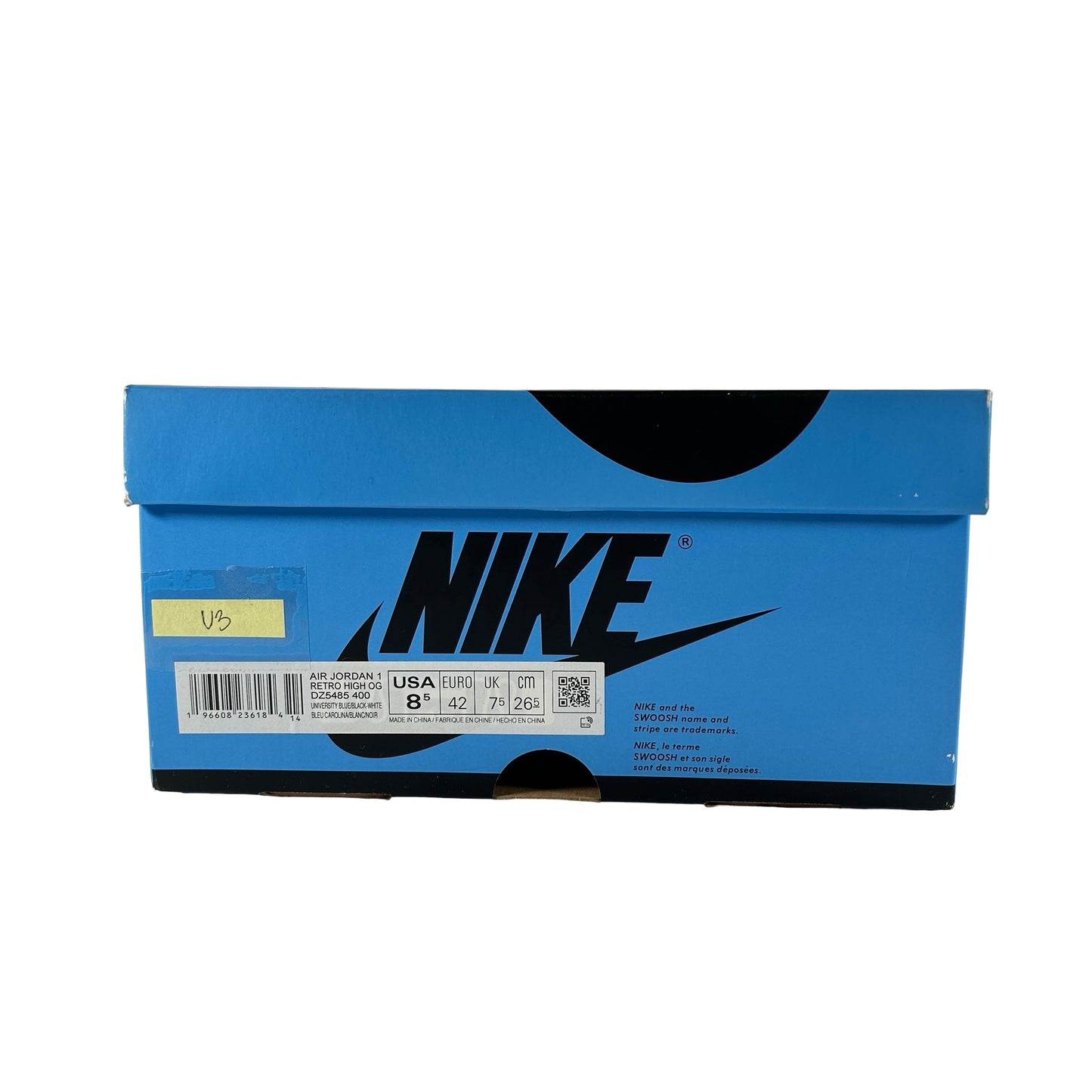 DZ5485 400 Jordan 1 Retro High OG UNC Toe [USED] - 8.5 M (Used3)