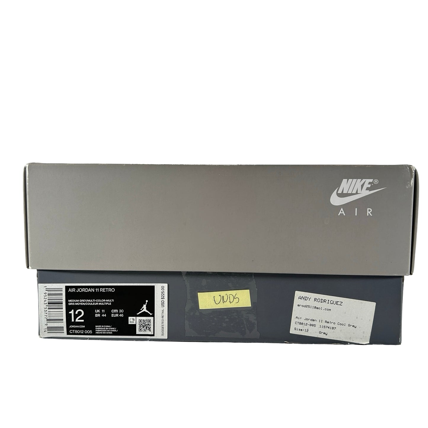 CT8012 005 Jordan 11 Retro Cool Grey (2021) [USED] - 12 M (VNDS)