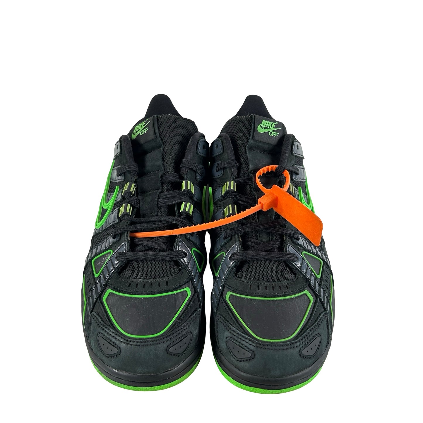 CU6015 001 Nike Air Rubber Dunk Off-White Green Strike [USED] - 11 M (Used) (No Box)