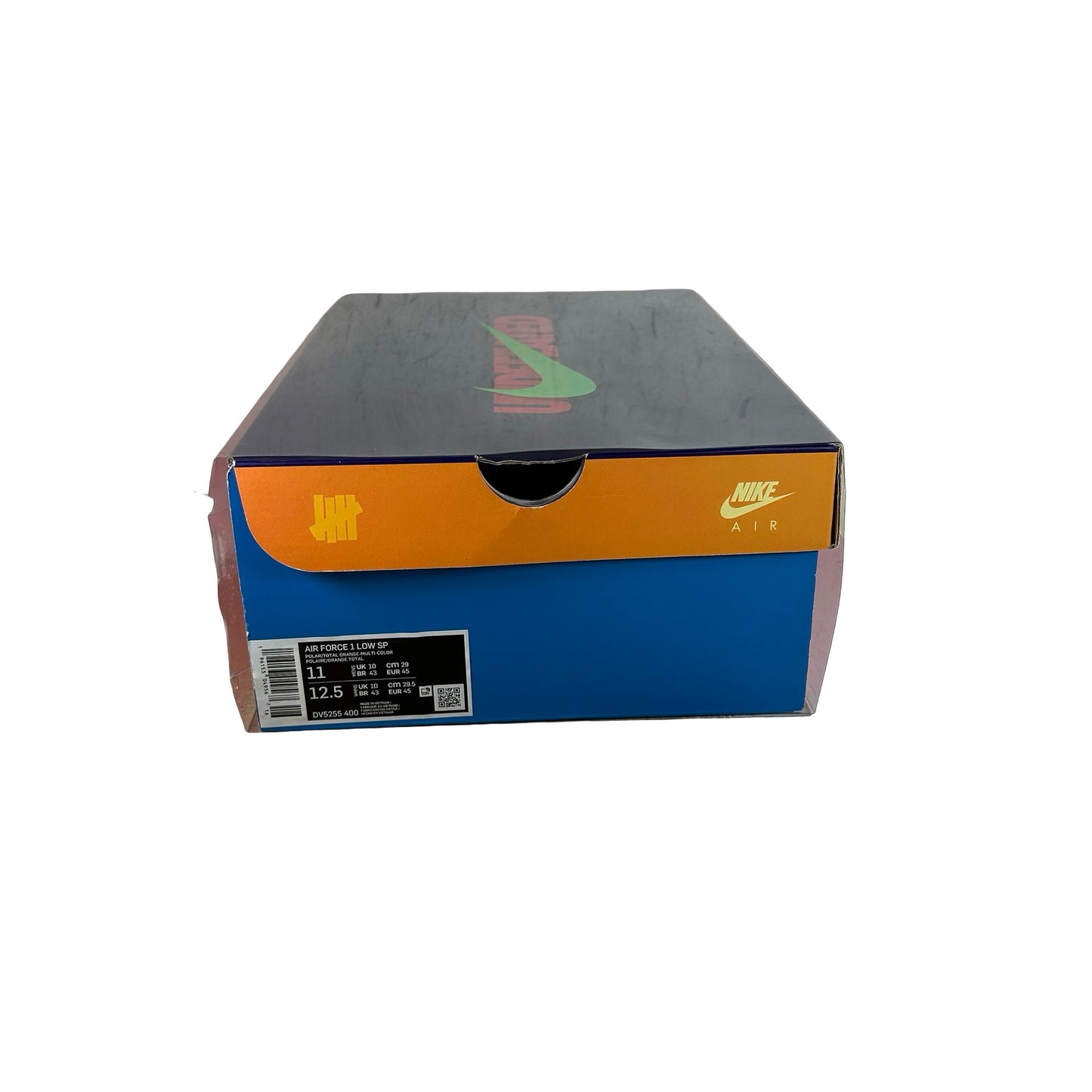 DV5255 400 Nike Air Force 1 Low SP UNDFTD Multi-Patent [USED] - 11 M (Used)