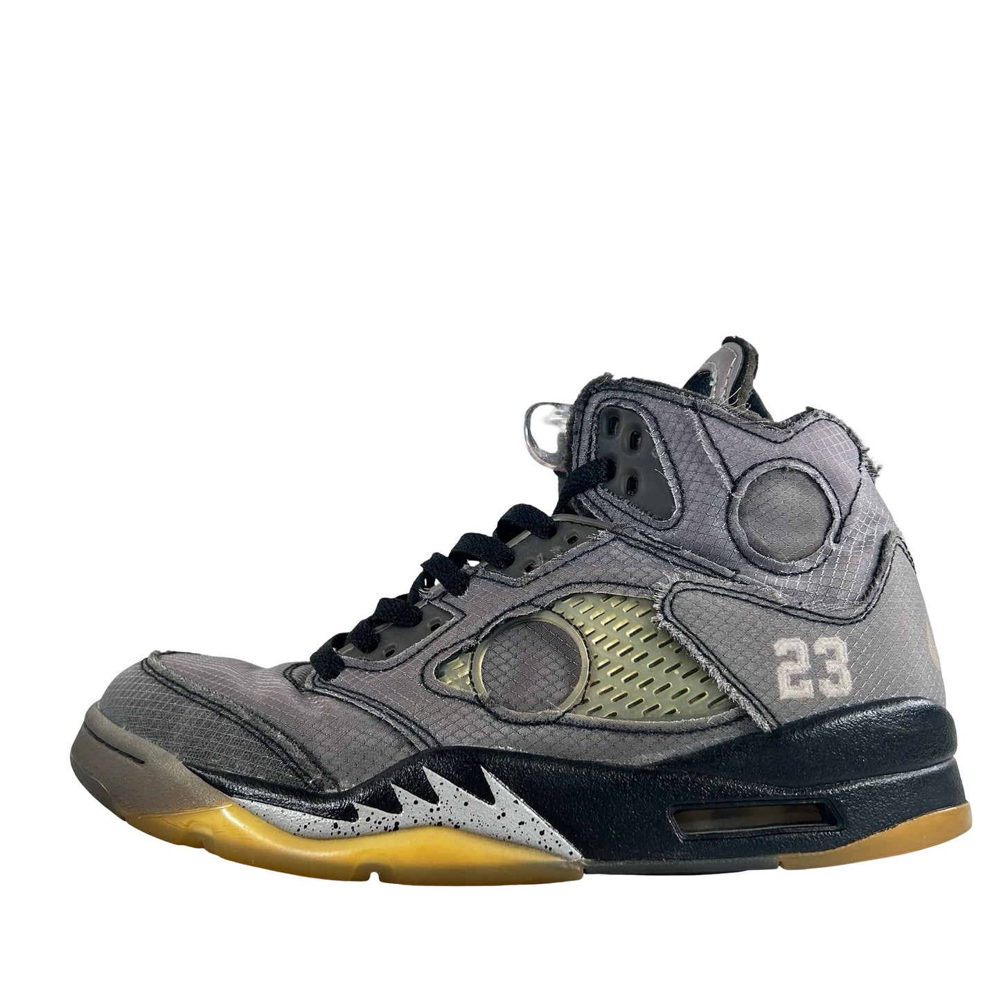 CT8480 001 Jordan 5 Off-White Black [USED] - 7.5 M (Used8)