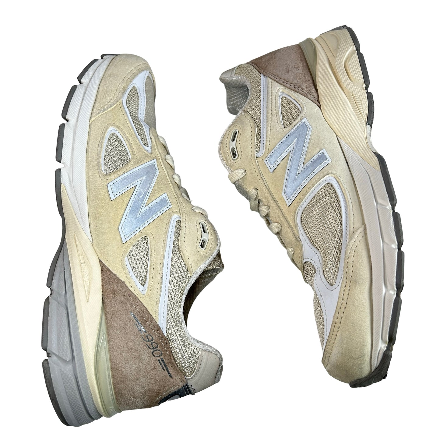 U990TE4 New Balance 990v4 MiUSA Limestone [USED] - 9.5 M (Used)