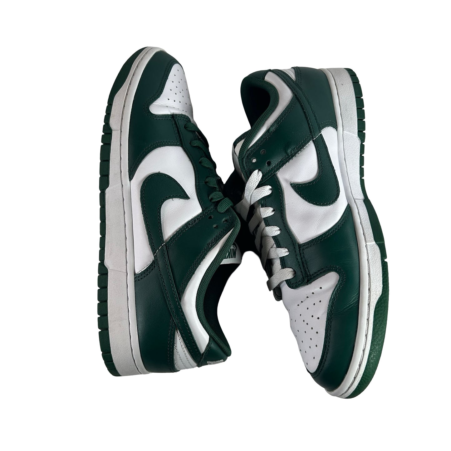 DD1391 101 Nike Dunk Low Michigan State [USED] - 9.5 M (Used3)