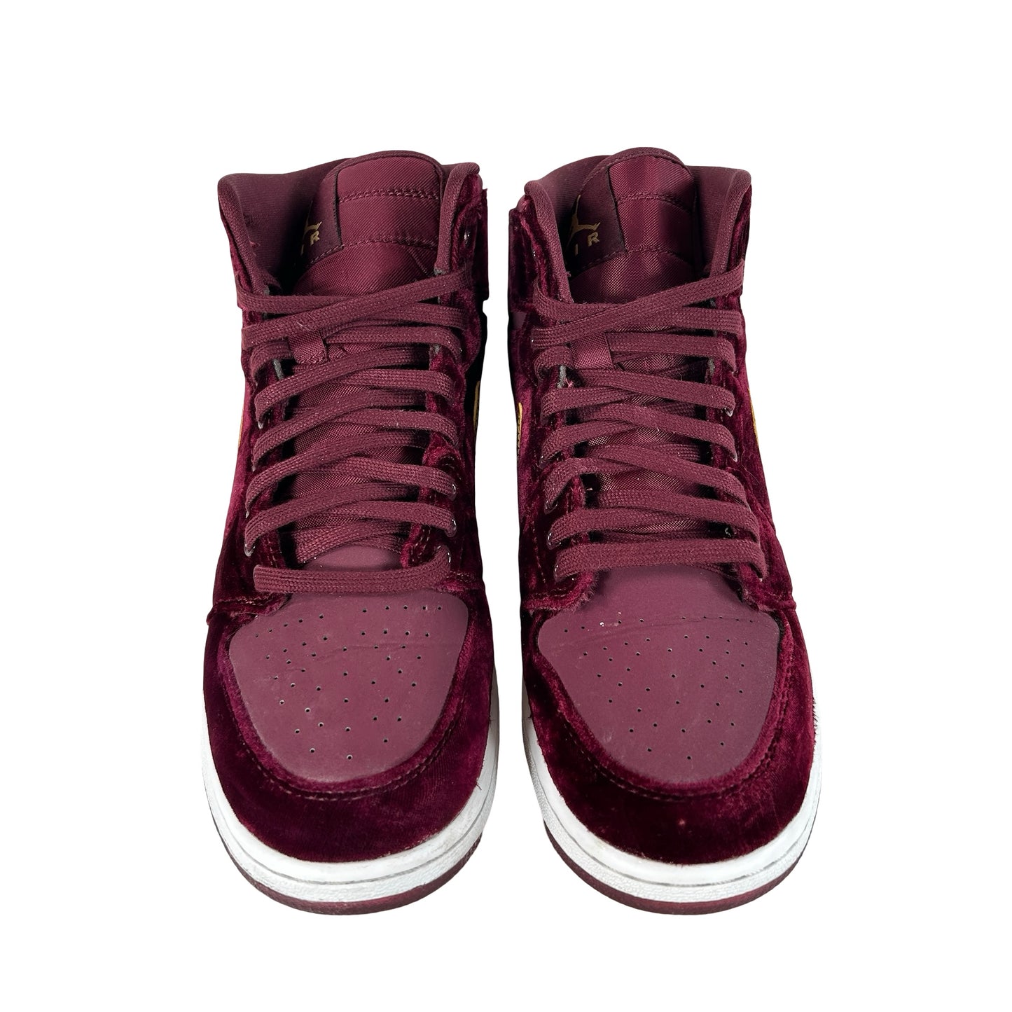832596 640 Jordan 1 Retro Heiress Night Maroon (GS) [USED] - 6.5 Y (Used) (Replace Box)