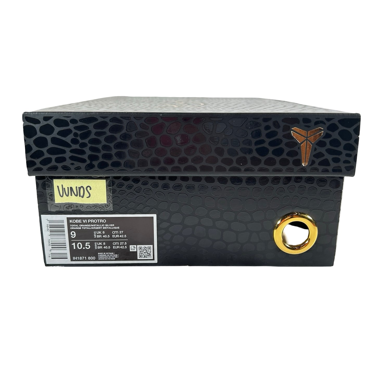 IH1871 800 Nike Kobe 6 Protro Total Orange [USED] - 9 M (VVNDS)