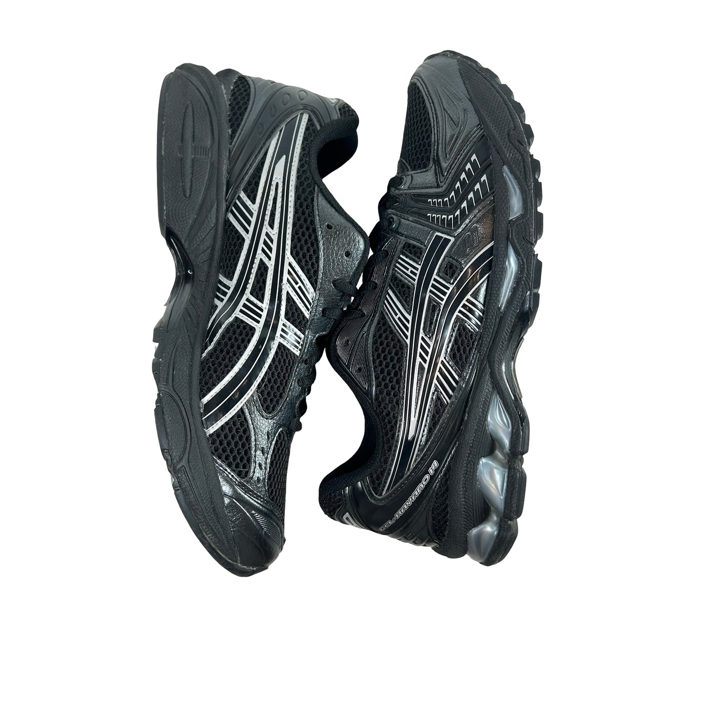 1201A019 006 ASICS Gel-Kayano 14 Black Pure Silver [USED] - 9.5 M (Used2)