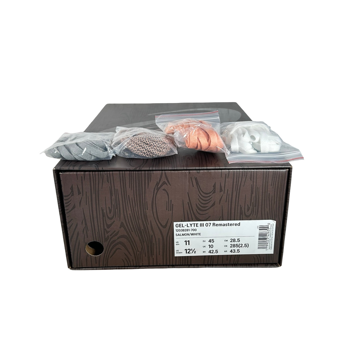1203B281 700 ASICS Gel-Lyte III Remastered Ronnie Fieg Salmon Toe 15th Anniversary [USED] - 11 M (Used)