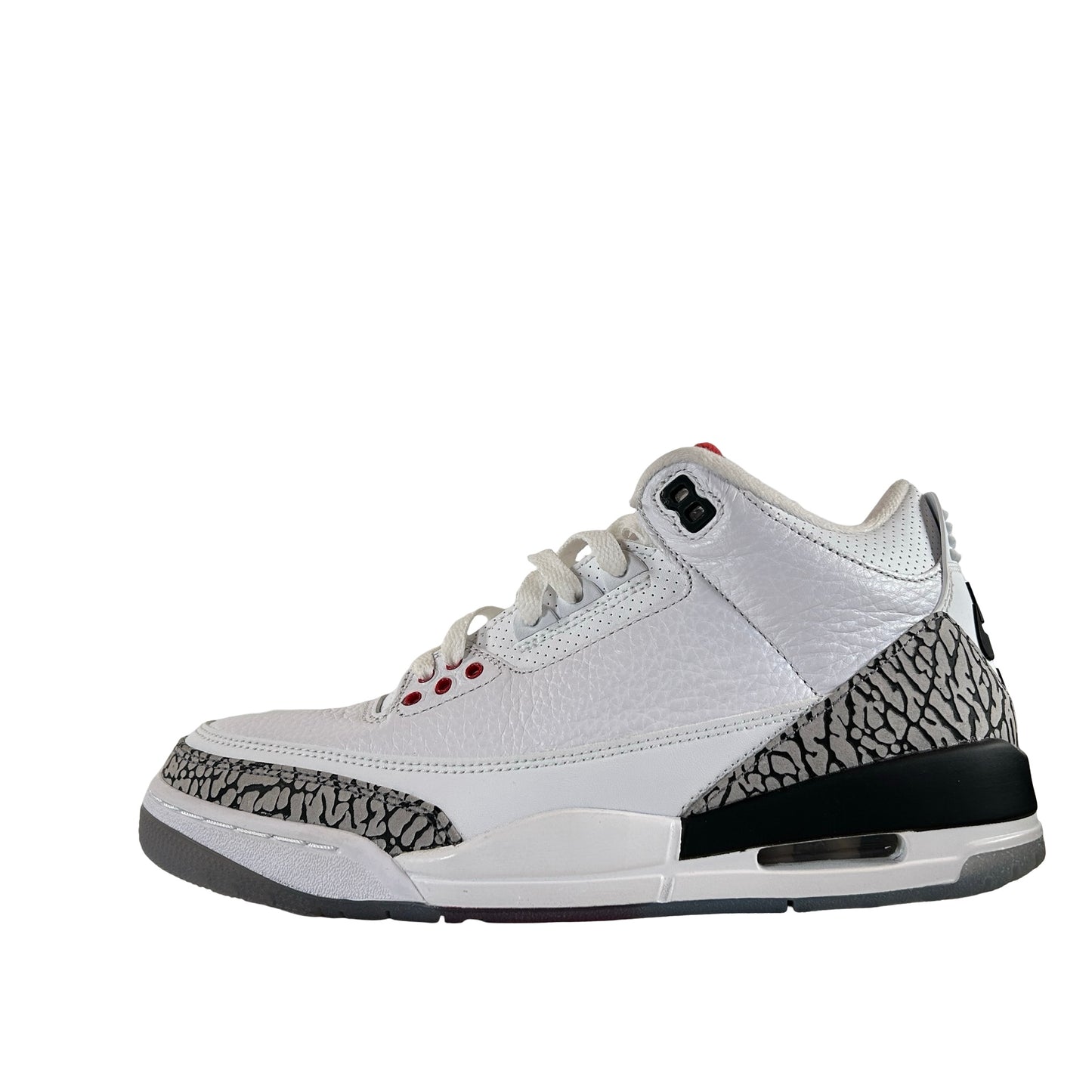923096 101 Jordan 3 Retro Free Throw Line White Cement [CONDITIONAL] - 8.5 M (Yellowing Soles)