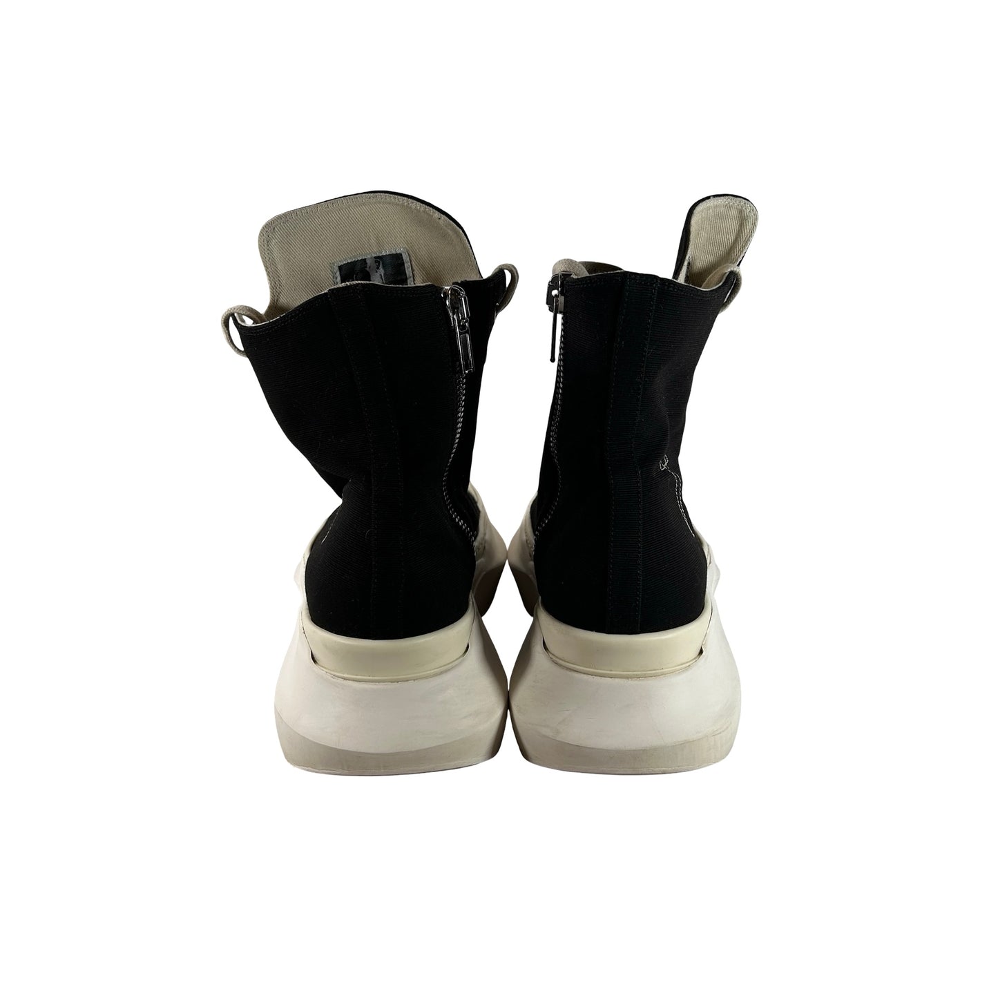 DU01D1840 CBEM9 9811 Rick Owens Lido DRKSHDW Pentagram Abstract High 'Black Milk' [USED] - 45 EU / 12 M (Used)