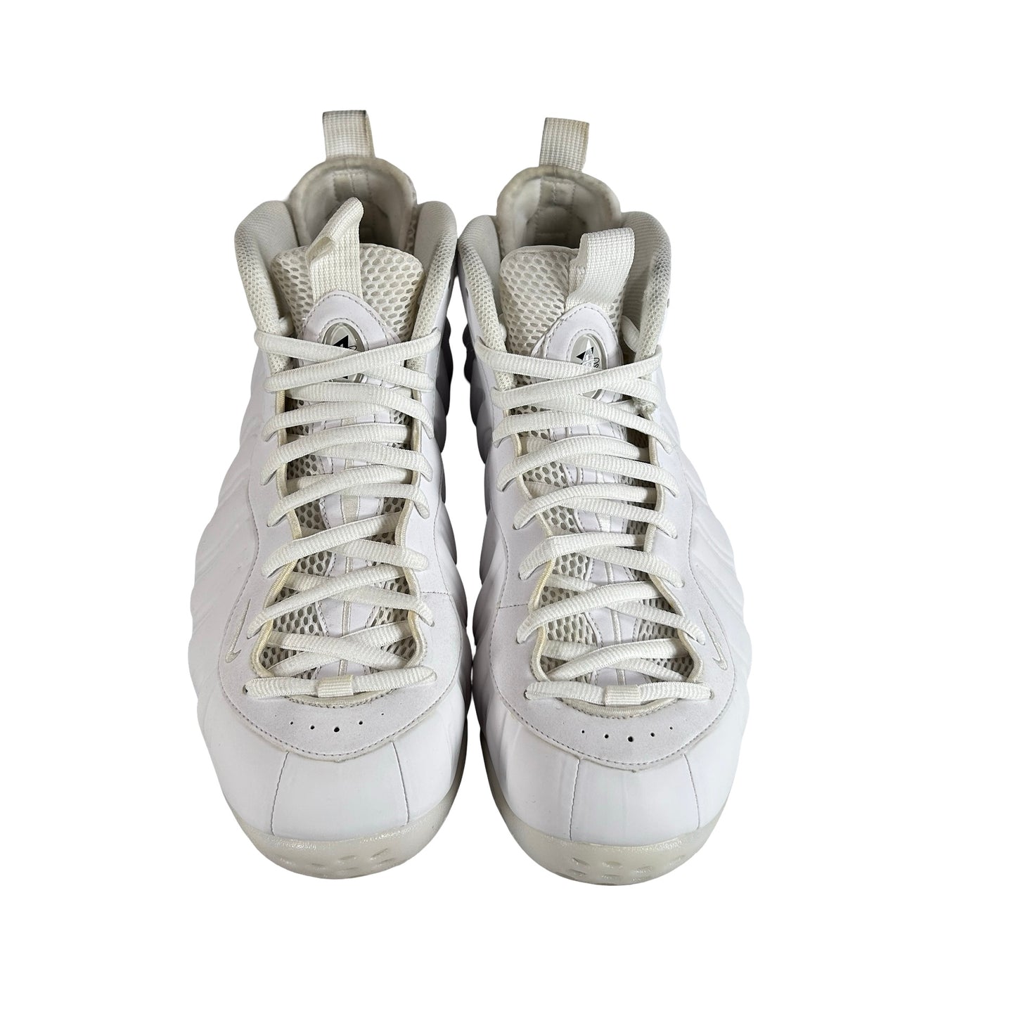 HJ5195 100 Nike Air Foamposite One Triple White [USED] - 11.5 M (Used)