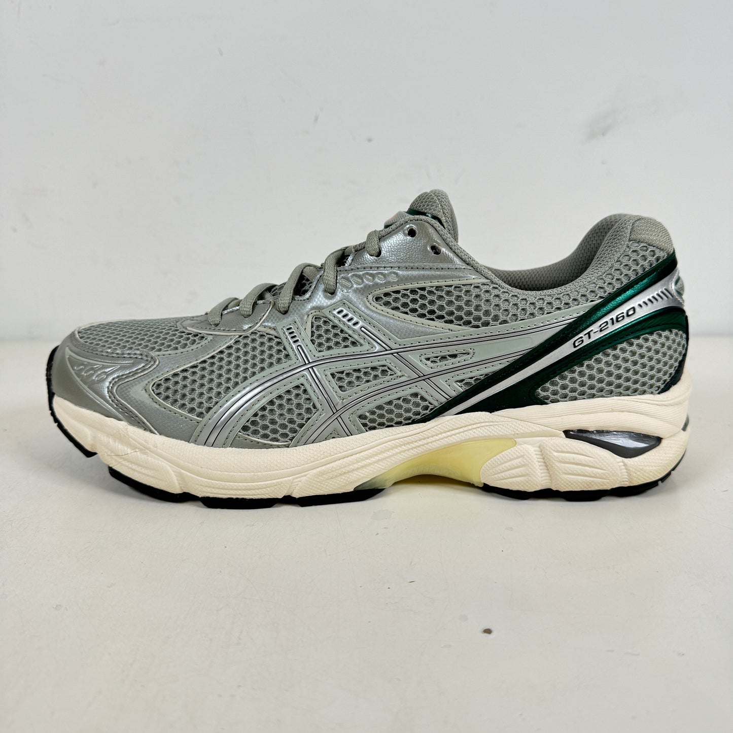 1203A275 022 ASICS GT-2160 Seal Grey Jewel Green [USED] - 9.5 M (Used) (Replace Box)