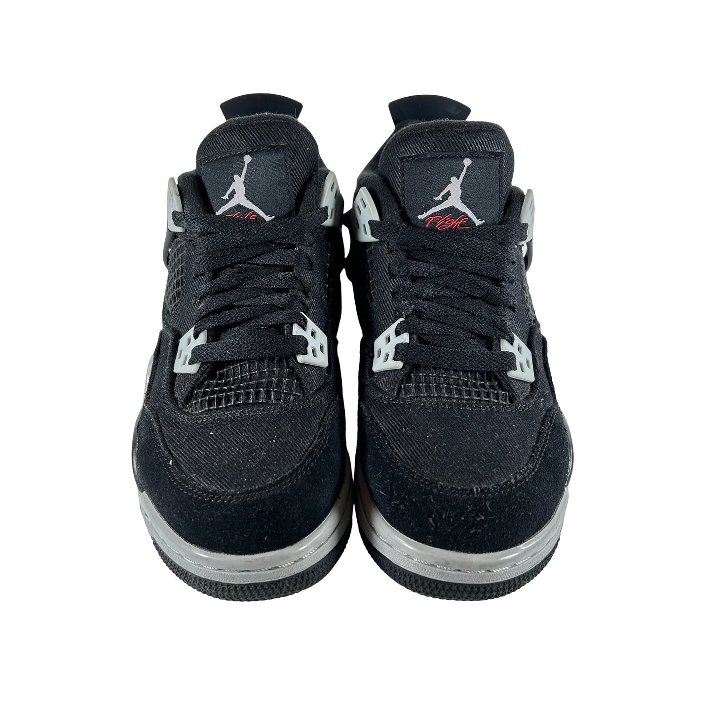 DV0553 006 Jordan 4 Retro Black Canvas GS [USED] - 4.5 Y (Used) (No Box)