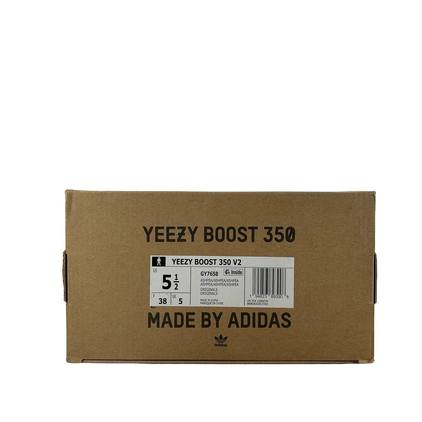GY7658 adidas Yeezy Boost 350 V2 Ash Pearl [USED] - 5.5 M (Used)