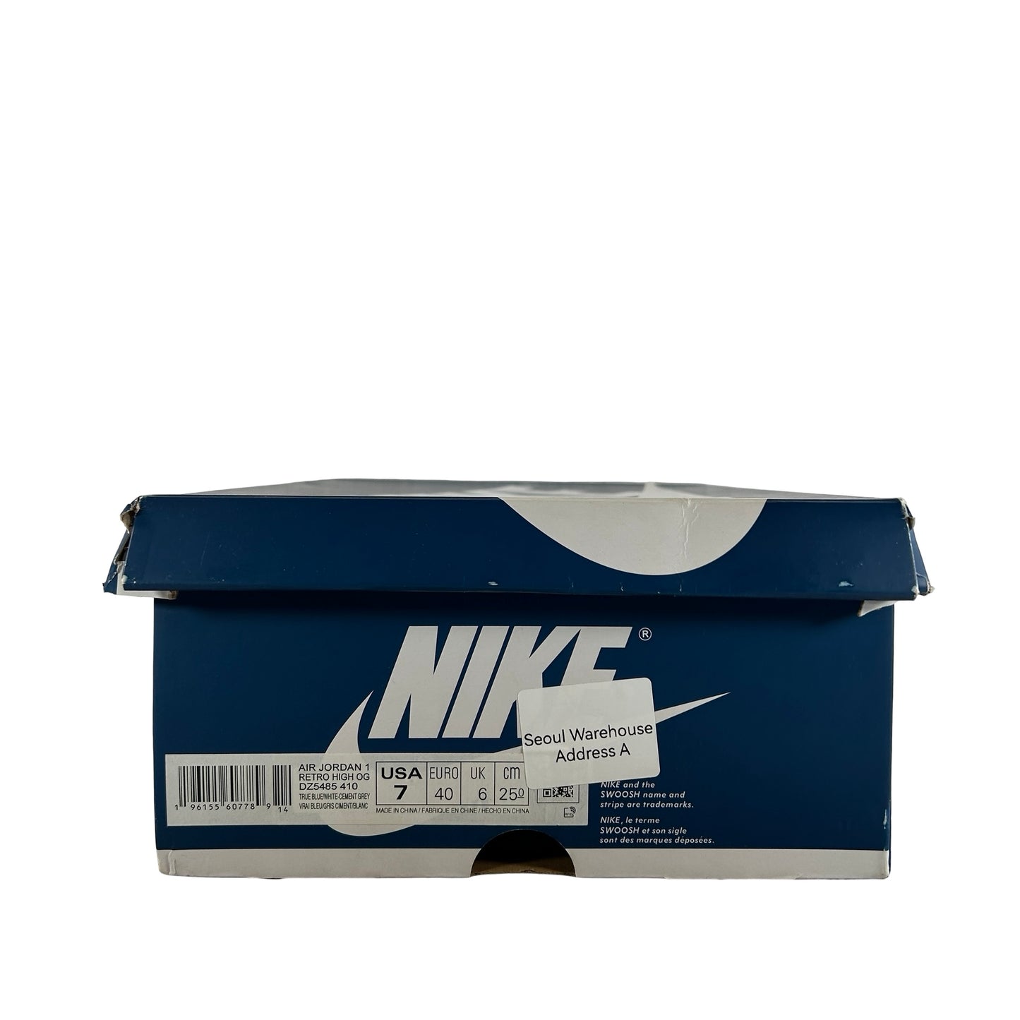 DZ5485 410 Jordan 1 Retro High OG True Blue [USED] - 7 M (Used)