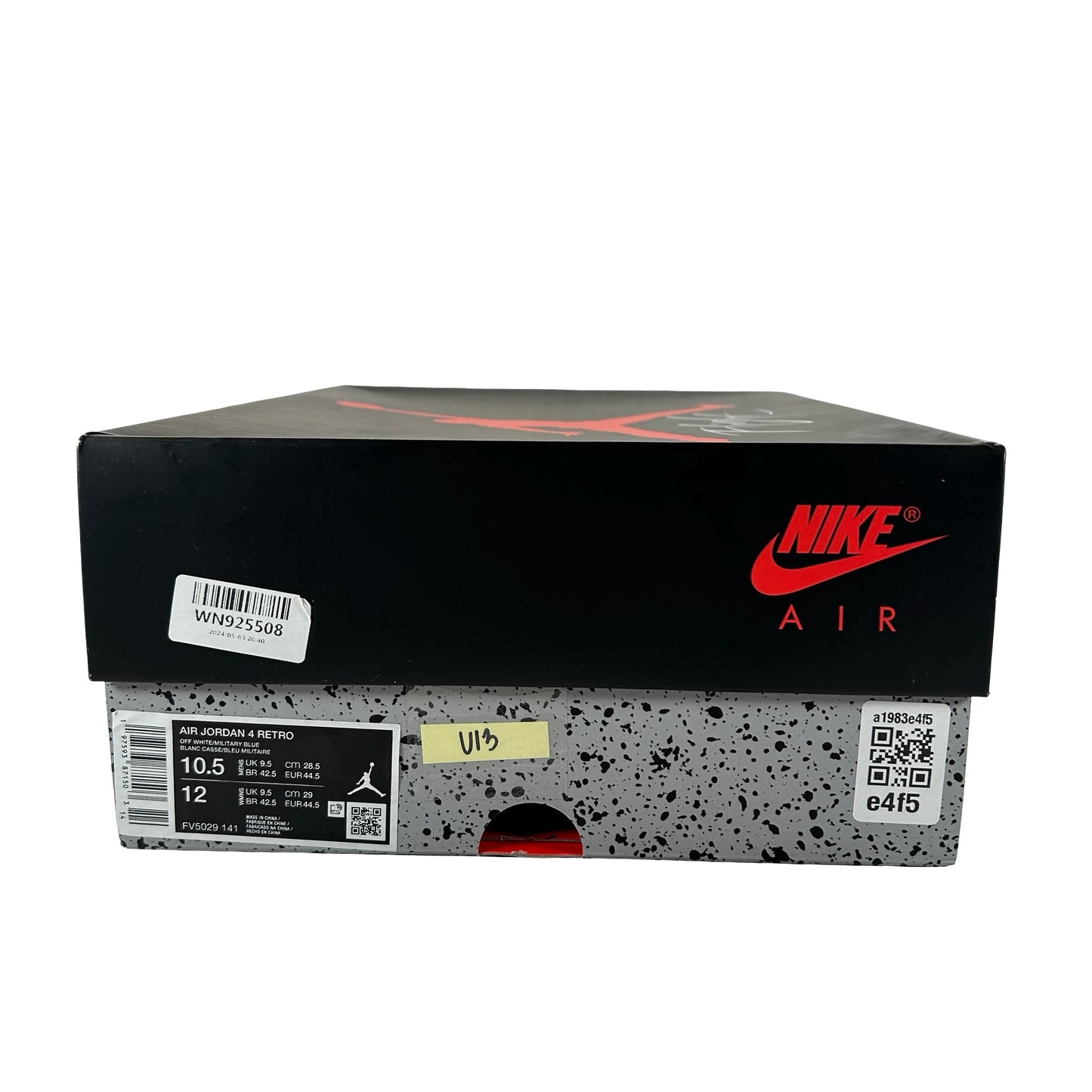 FV5029 141 Jordan 4 Retro Military Blue (2024) [USED] - 10.5 M (Used13)
