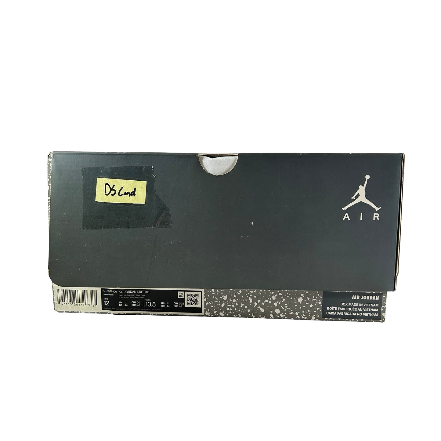 CT8529 100 Jordan 6 Retro Cool Grey [CONDITIONAL] - 12 M (Yellowing Back Midsole)