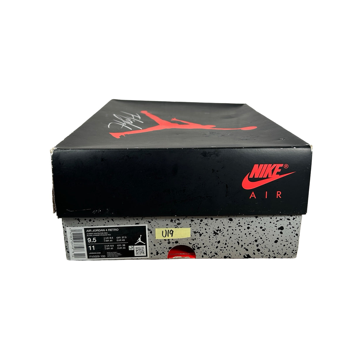 FV5029 100 Jordan 4 Retro White Cement (2025) [USED] - 9.5 M (Used19)