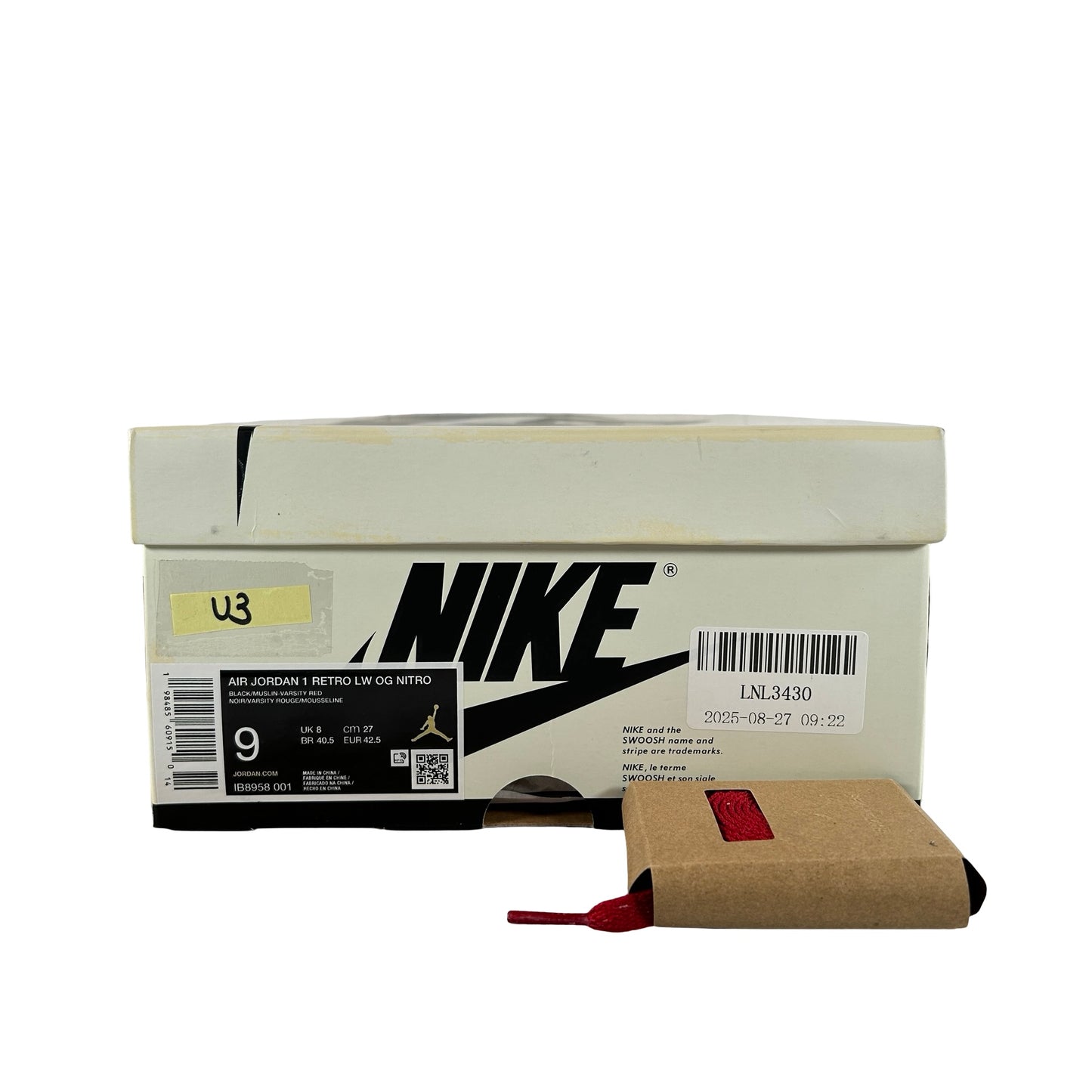 IB8958 001 Jordan 1 Retro Low OG Nigel Sylvester Nitro Better With Time [USED] - 9 M (Used3)