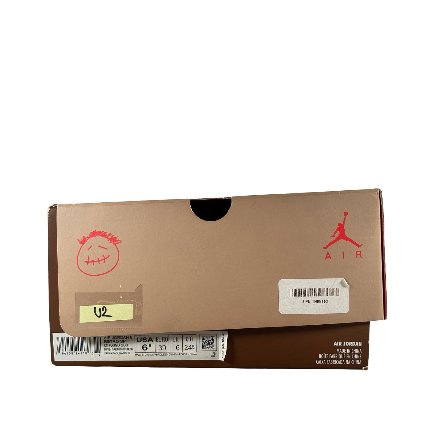 DH0690 200 Jordan 6 Retro Travis Scott British Khaki [USED] - 6.5 M (Used2)