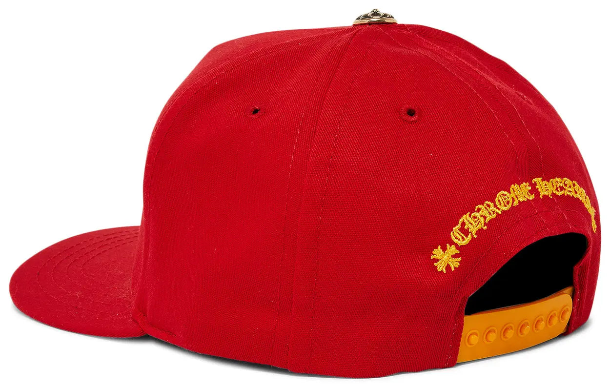 Chrome Hearts Baseball Hat 'Red/Yellow' [USED]