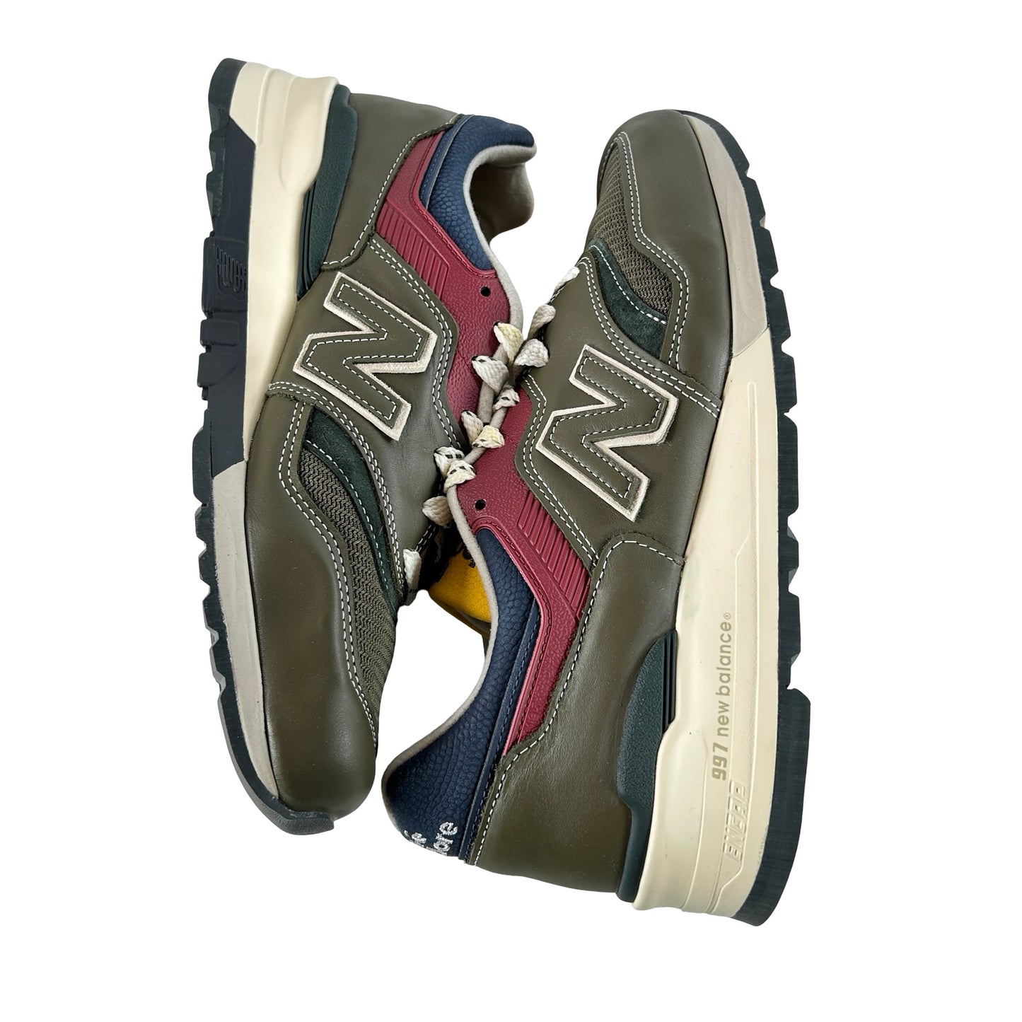 U997AIM New Balance 997 MiUSA Aimé Leon Dore Dark Moss Angora [USED] - 9.5 M (Used)