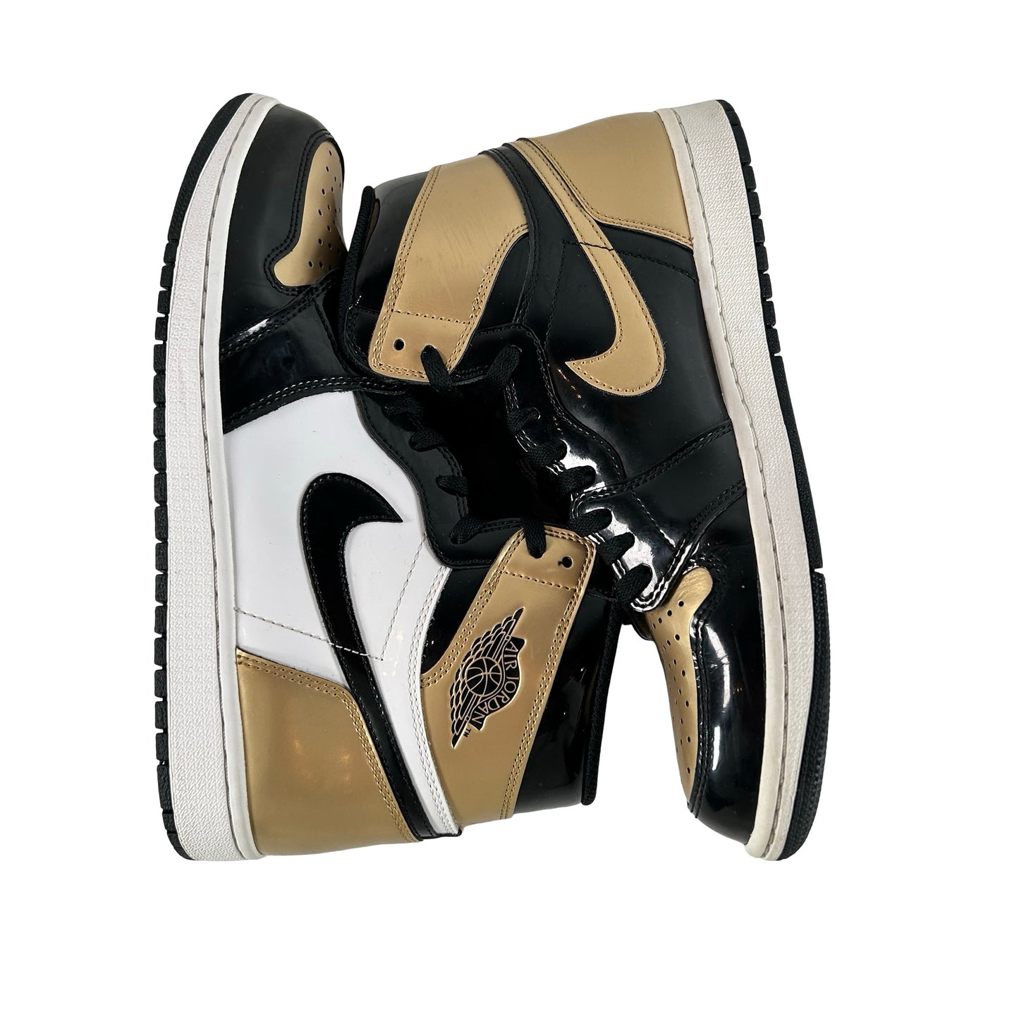 861428 007 Jordan 1 Retro High NRG Patent Gold Toe [USED] - 11 M (Used6)