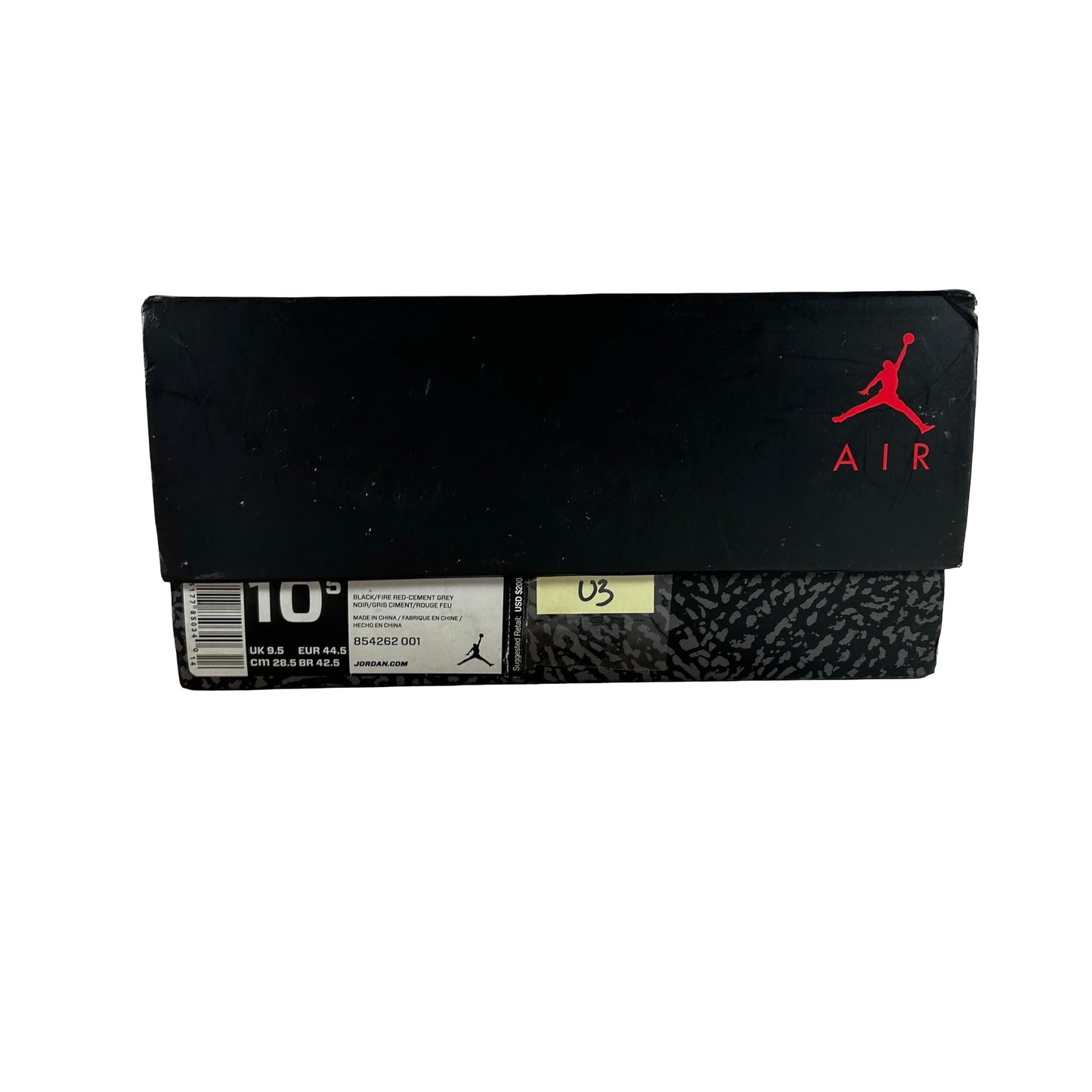 854262 001 Jordan 3 Retro Black Cement (2018) [USED] - 10.5 M (Used3)