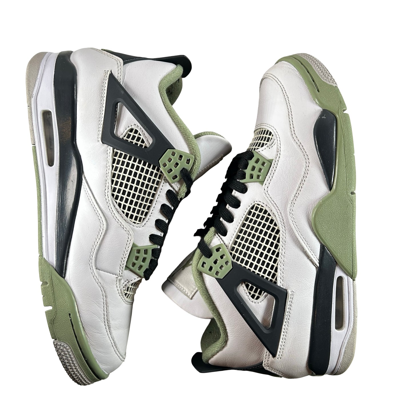 AQ9129 103 Jordan 4 Retro Seafoam (W) [USED] - 10 W (Used)