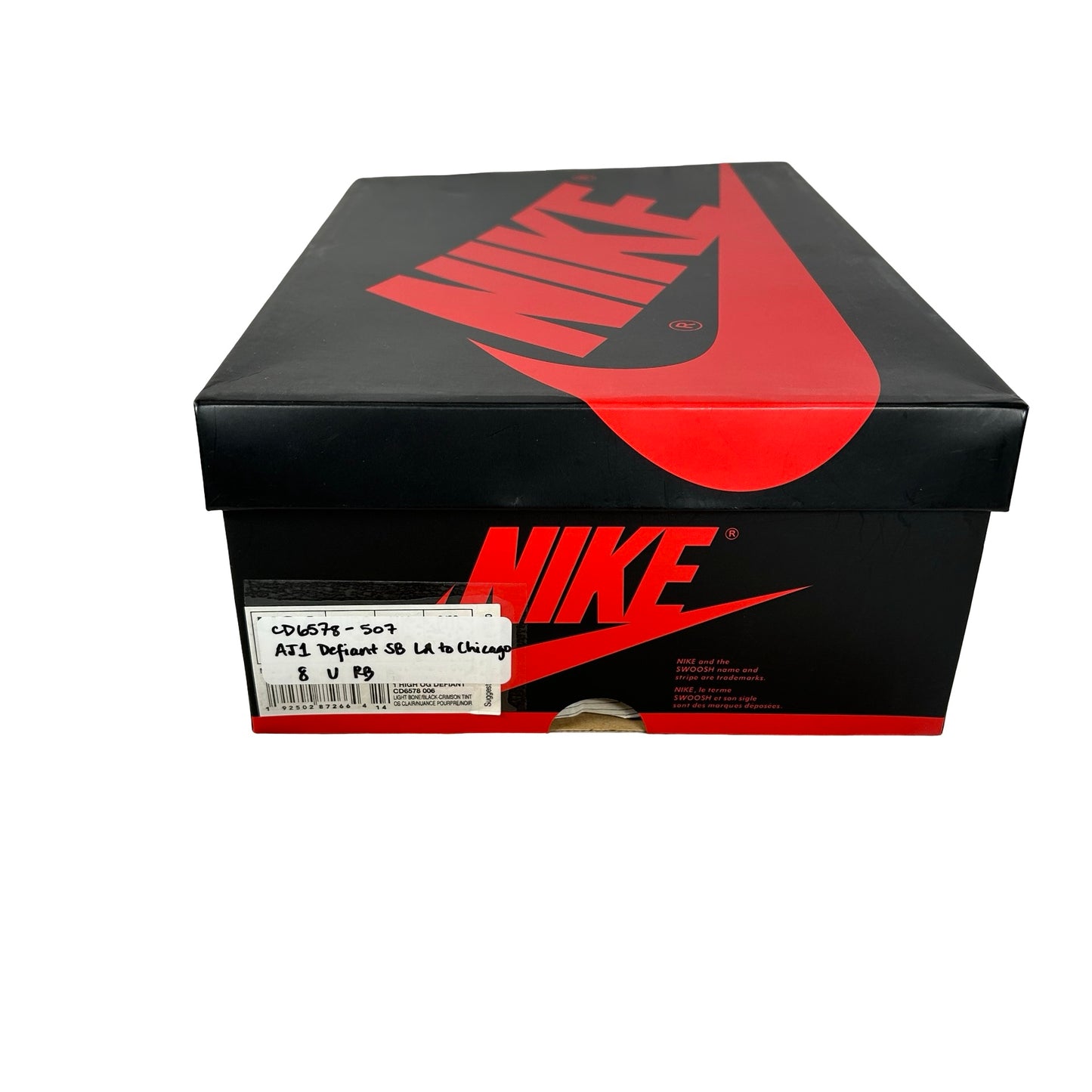 CD6578 507 Jordan 1 Retro High OG Defiant SB LA To Chicago [USED] - 8 M (Used) (Replace Box)