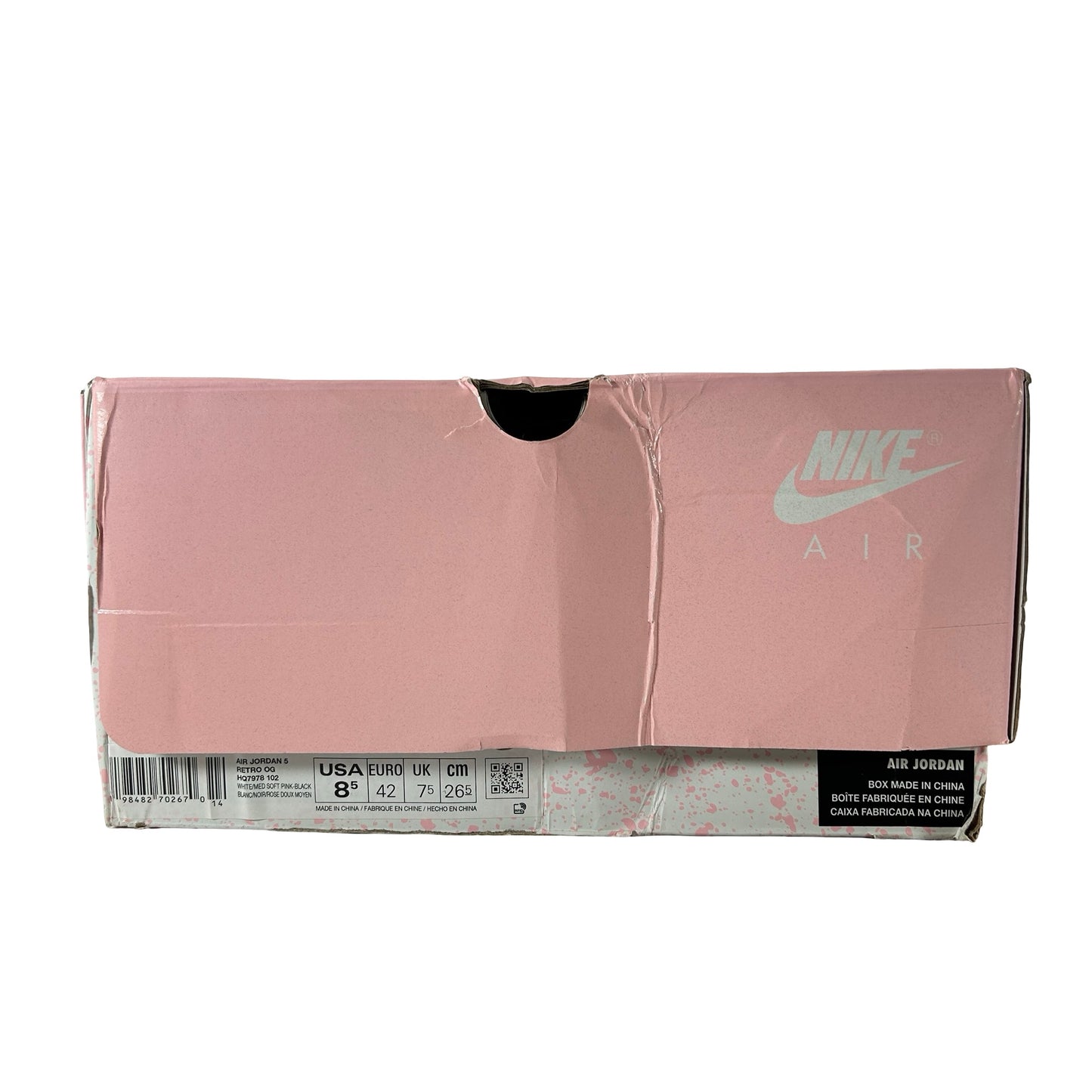 HQ7978 102 Jordan 5 Retro Medium Soft Pink [USED] - 8.5 M (Used)