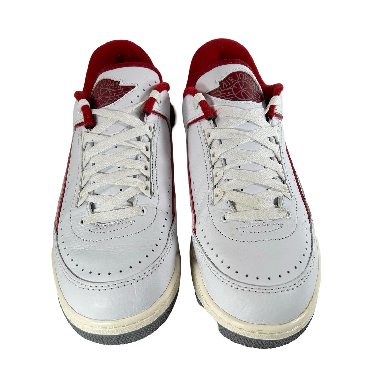 FD0383 161 Jordan 2/3 White Varsity Red [USED] - 10 M (Used)