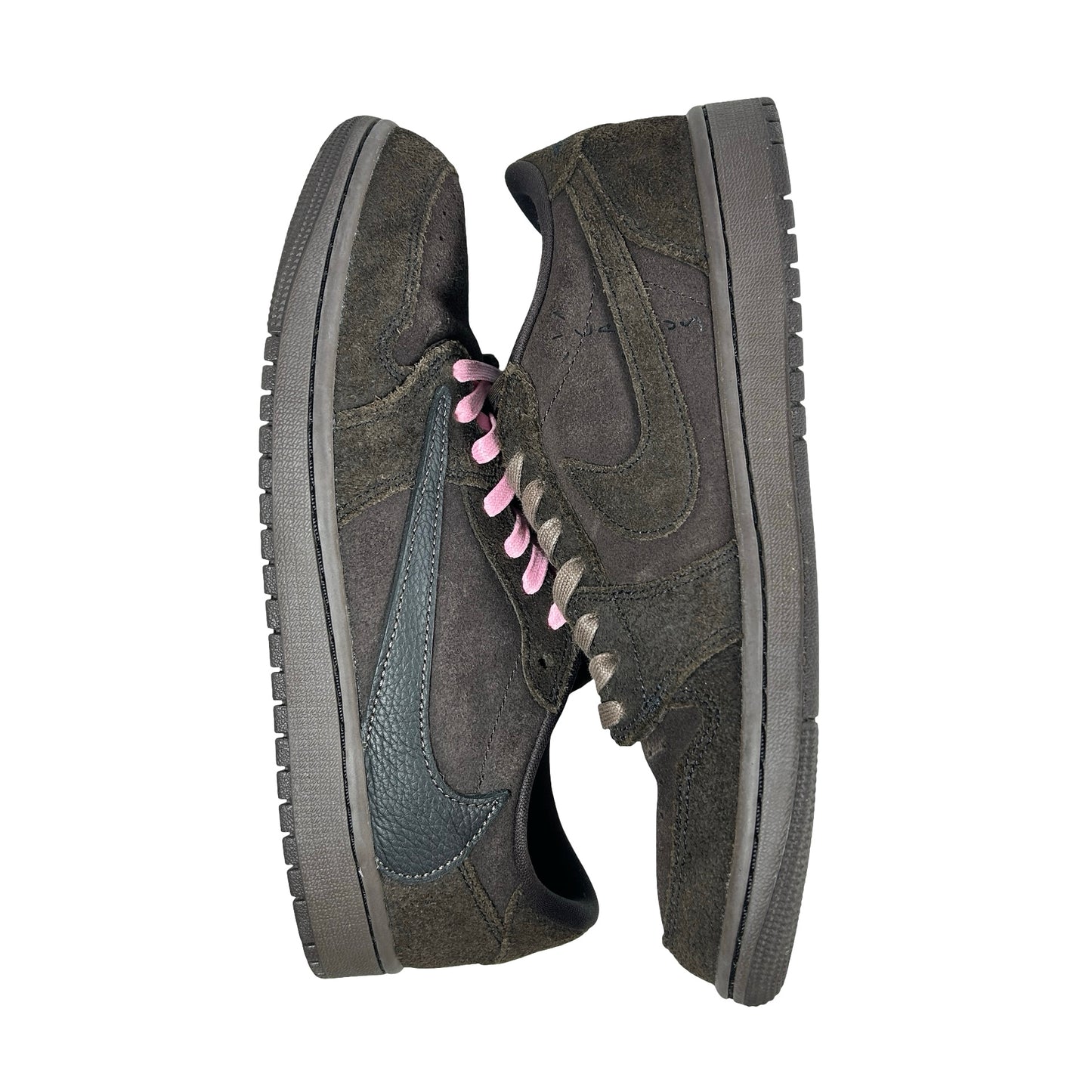 DM7866 202 Jordan 1 Retro Low OG SP Travis Scott Velvet Brown [USED] - 8.5 M (Used)