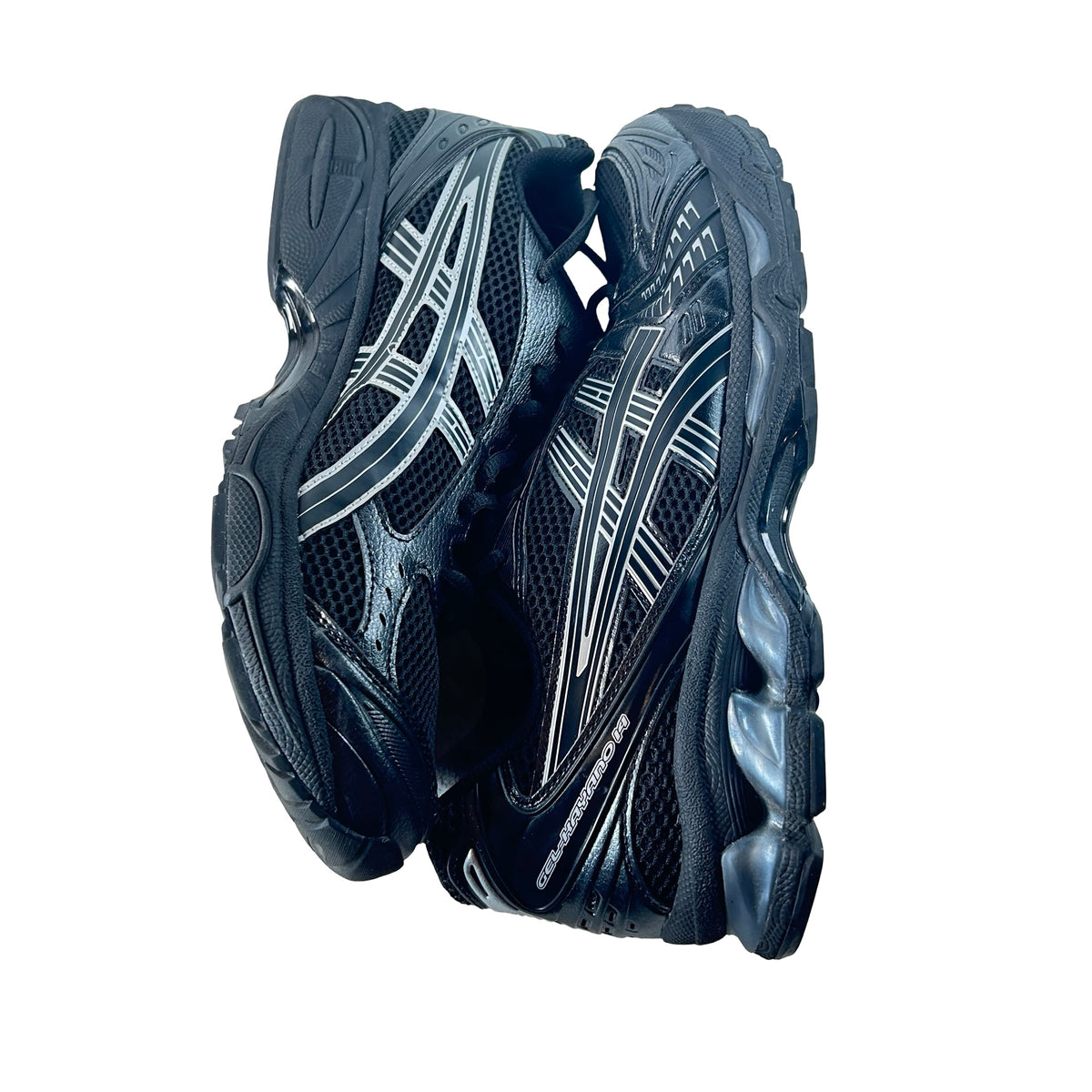 1201A019 006 ASICS Gel-Kayano 14 Black Pure Silver [USED] - 12 M (Used)