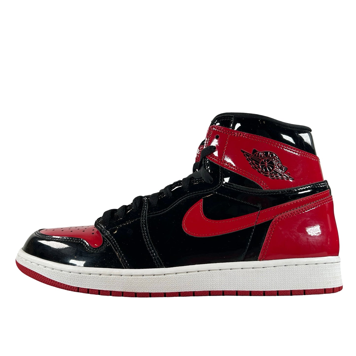 555088 063 Jordan 1 Retro High OG Patent Bred [USED] - 13 M (Used5)
