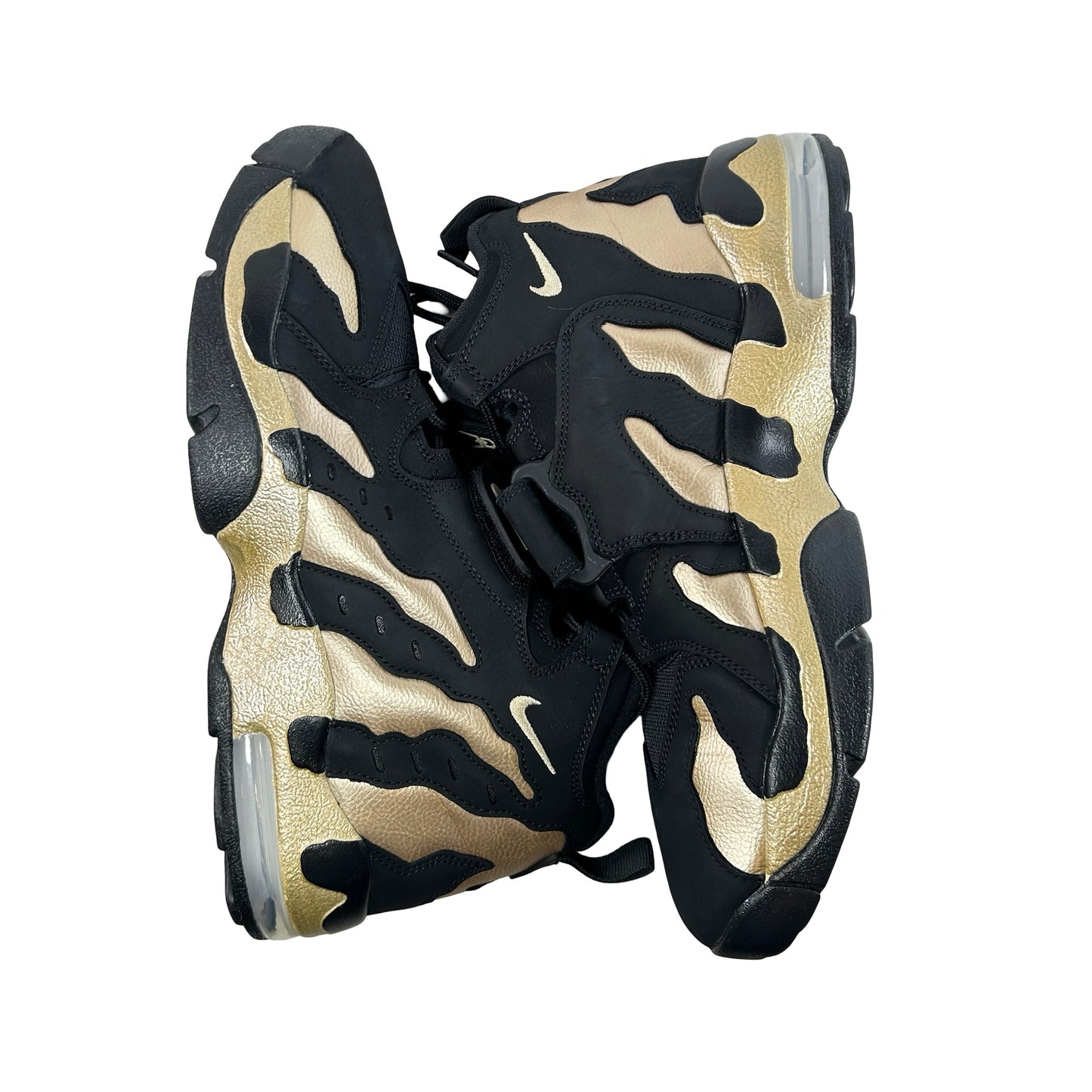 HM9236 001 Nike Air DT Max '96 Black Vegas Gold [USED] - 12 M (Used)