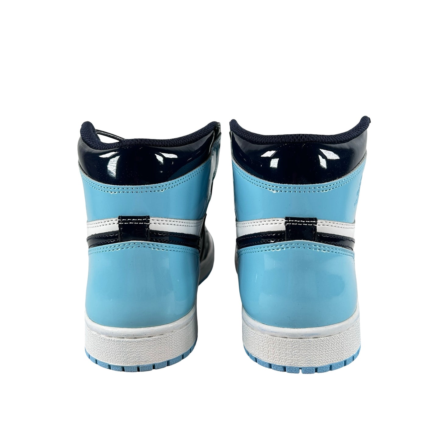 CD0461 401 Jordan 1 Retro High UNC Patent (Women's) [CONDITIONAL] - 8 W (Lightly Stained Midsole)