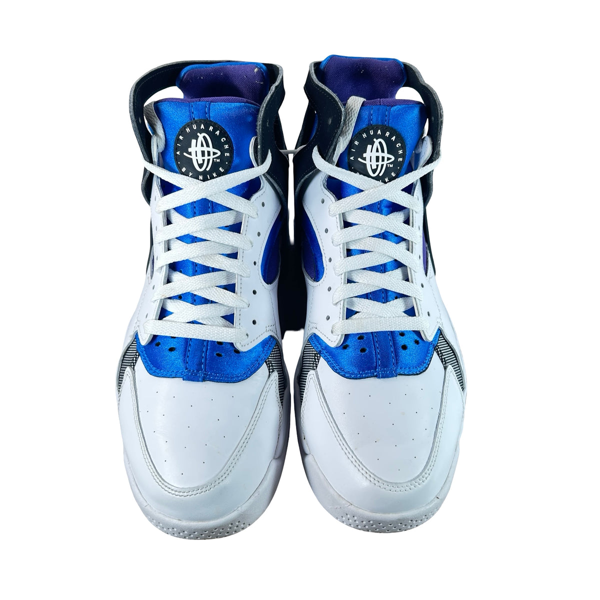 FD0183 101 Nike Air Flight Huarache OG White Varsity Purple (2023) [USED] - 9.5 M (Used)