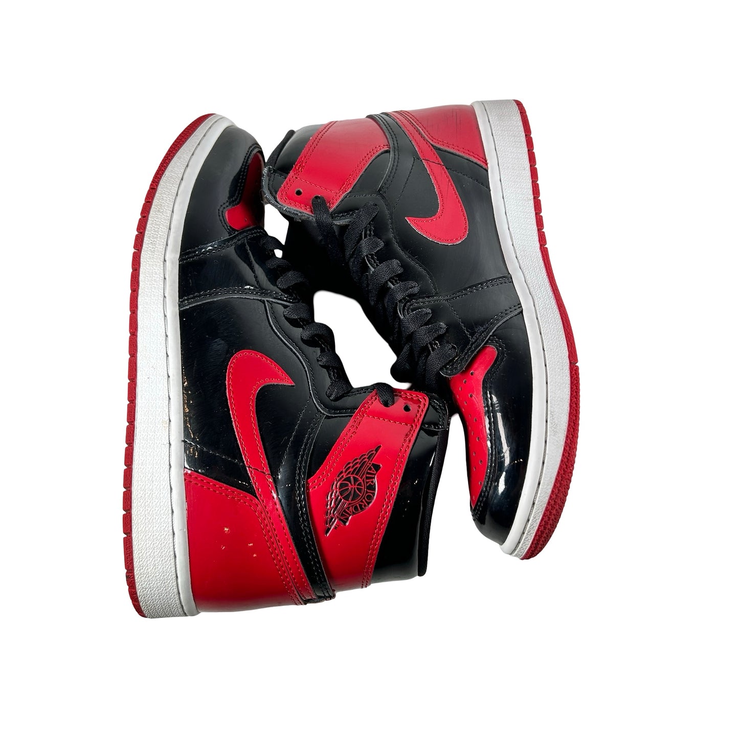 555088 063 Jordan 1 Retro High OG Patent Bred [USED] - 8.5 M (Used5)