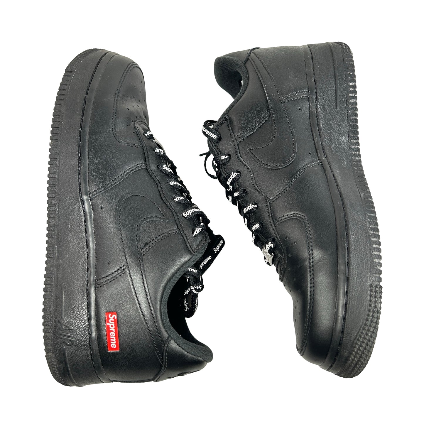CU9225 001 Air Force 1 Low Supreme Black [USED] - 6.5 M (Used)