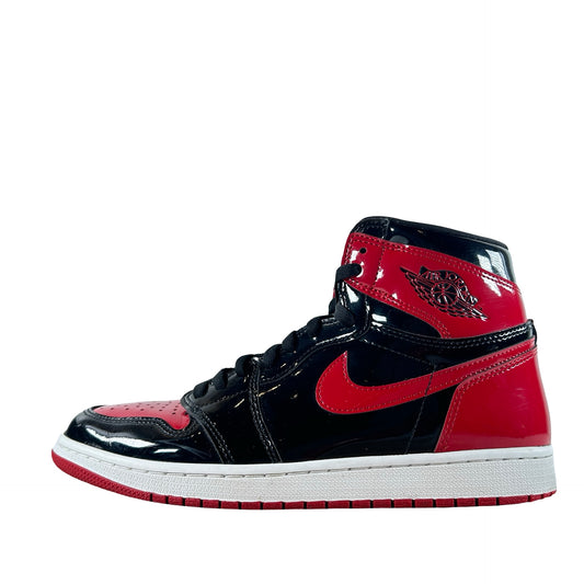 555088 063 Jordan 1 Retro High OG Patent Bred [USED] - 10.5 M (Used) (Replace Box)