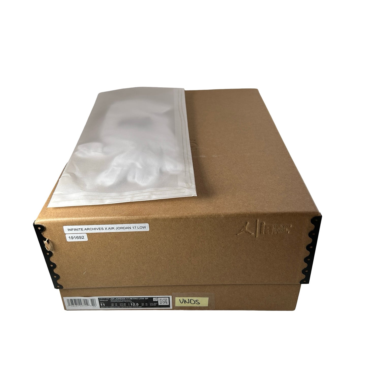 IH0177 200 Jordan 17 Retro Low SP Infinite Archives [USED] - 11 M (VNDS)