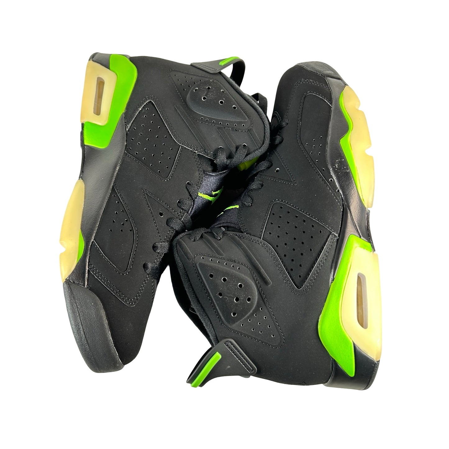 CT8529 003 Air Jordan 6 Retro Electric Green - 9.5 M (Yellowing)