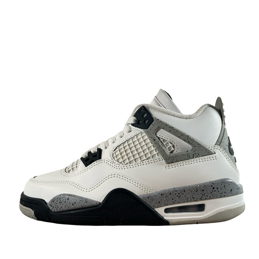 IB4171 100 Jordan 4 Retro White Cement (2025) (GS) [USED] - 4.5 Y (Used) (No Box)