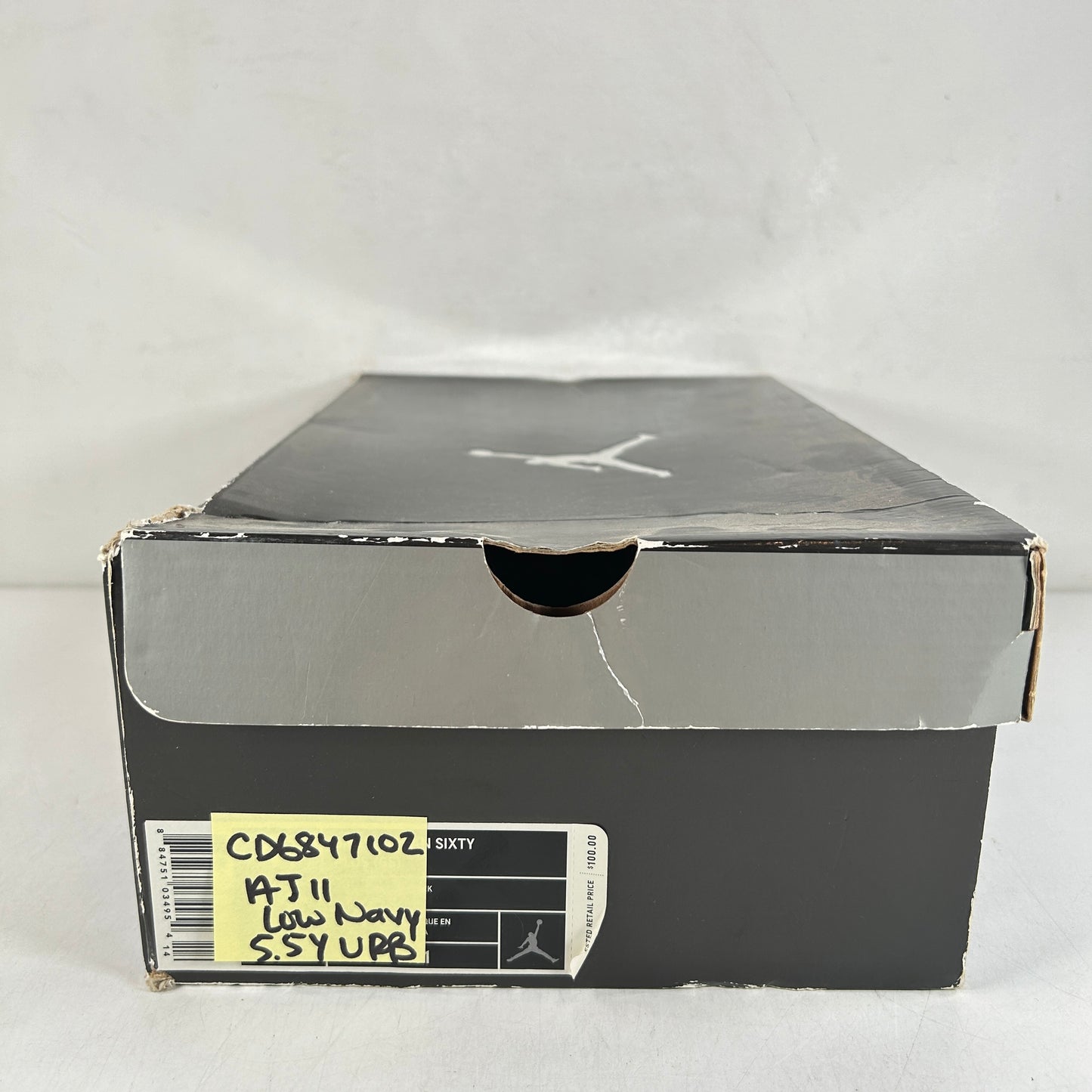 CD6847 102 Jordan 11 Retro Low Snake Navy (2019) (GS) [USED] - 5.5 Y (Used) (Replace Box)