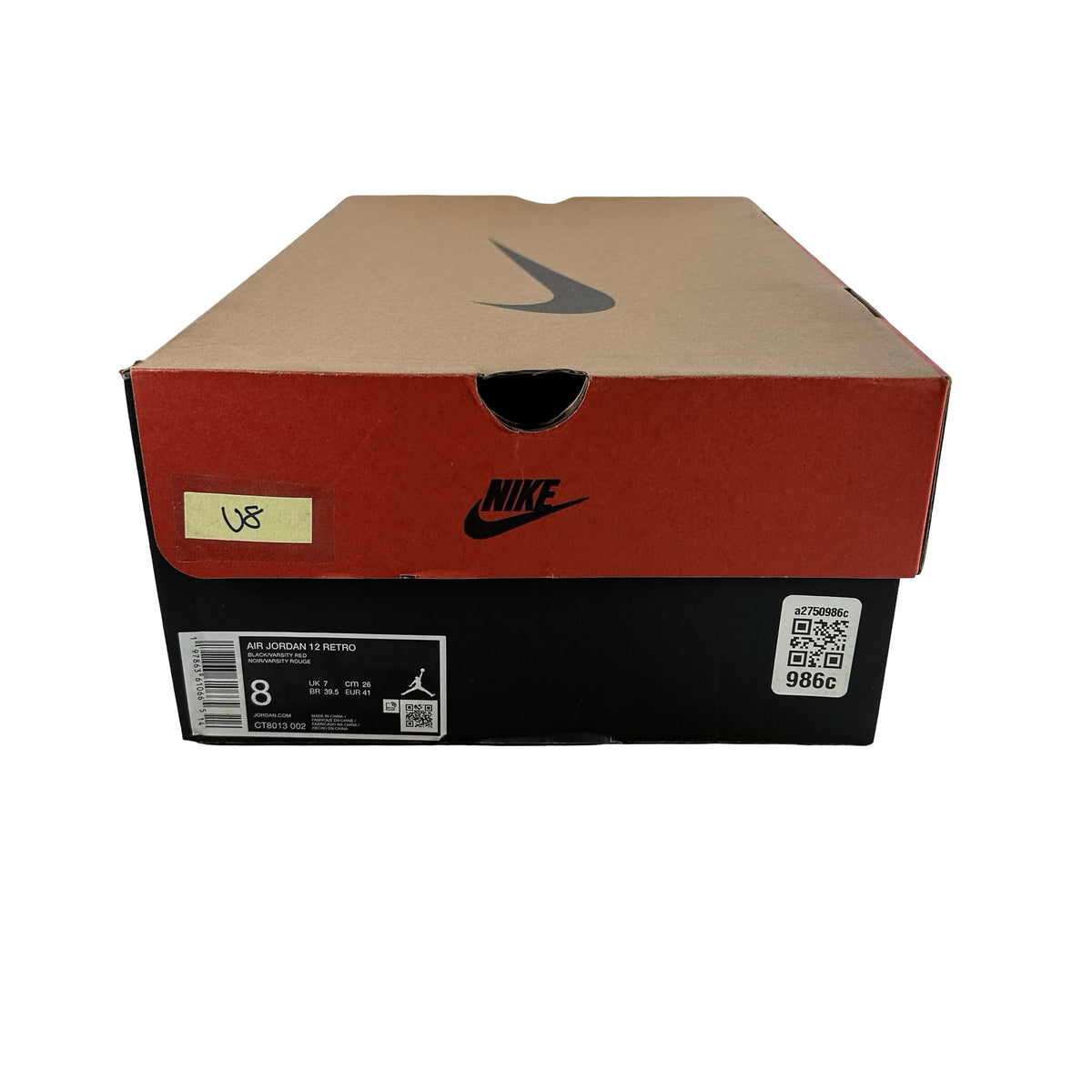 CT8013 002 Jordan 12 Retro Flu Game (2025) [USED] - 8 M (Used8)
