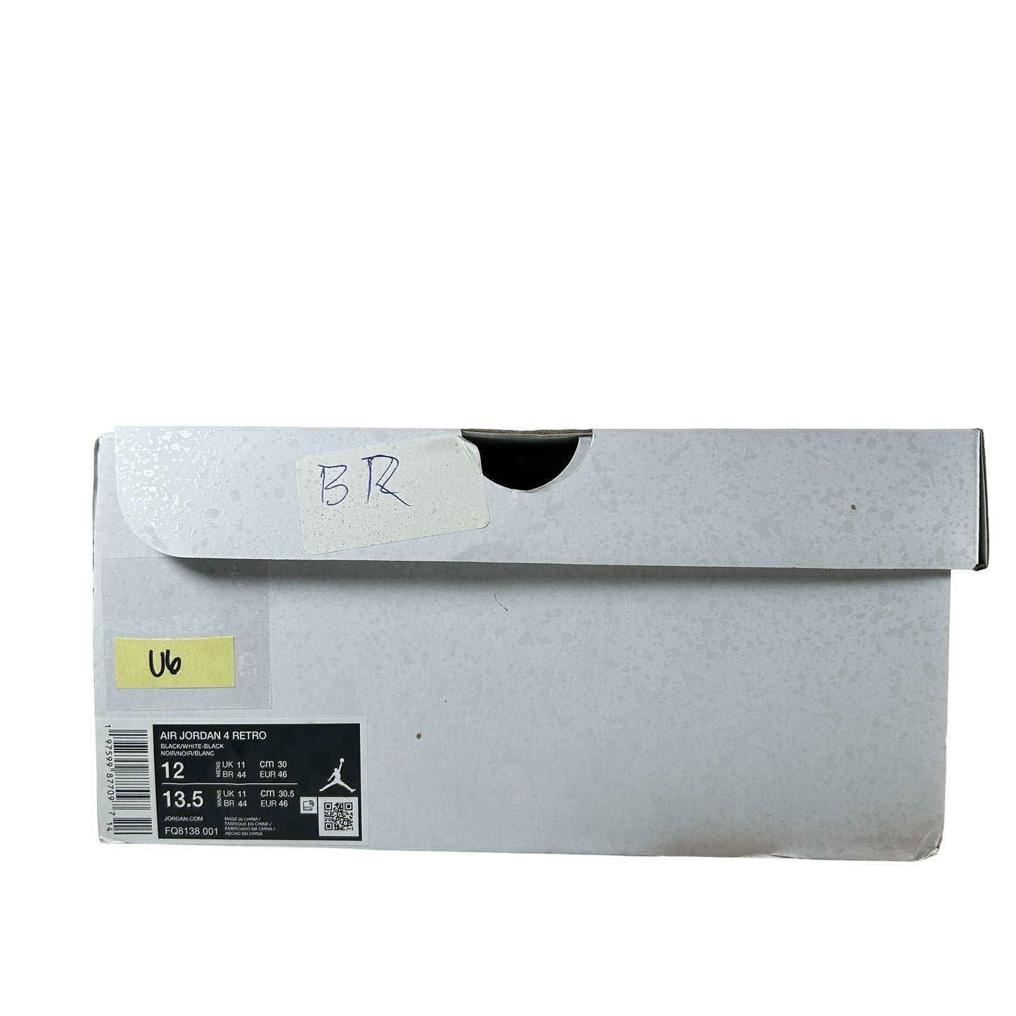 FQ8138 001 Air Jordan 4 Retro White Thunder [USED] - 12 M (Used6)